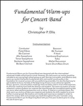 Fundamental Warm-ups for Concert Band Concert Band sheet music cover